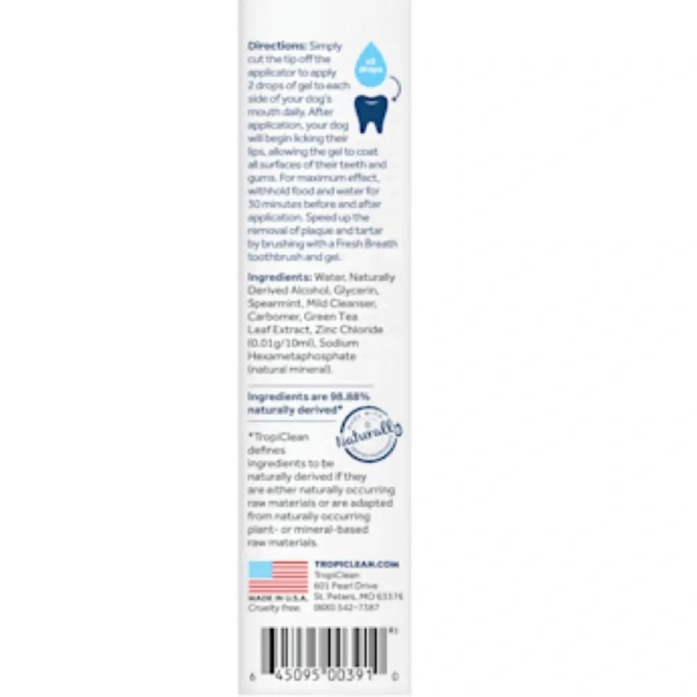 Dog Fresh Breath Oral Care Clean Teeth Gel, 4 fl. oz.